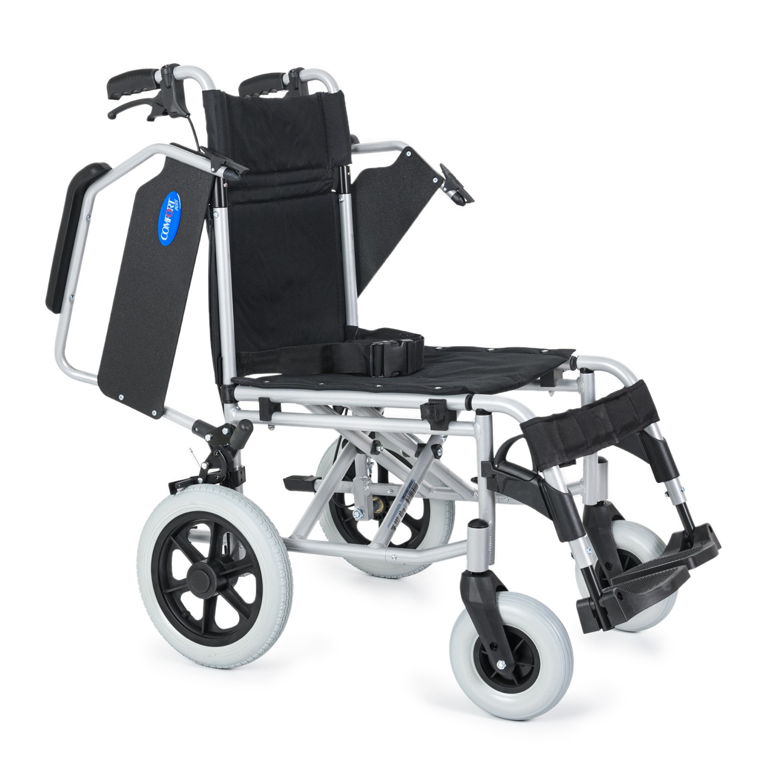 Comfort Plus DM-337 40cm Silver Alüminyum Özellikli Transfer Tekerlekli Sandalye