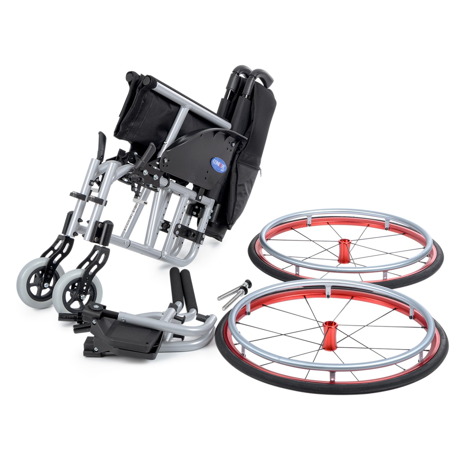 Comfort Plus DM-315 Active Hafif Manuel Alüminyum Tekerlekli Sandalye (Oturma Genişliği 40cm)