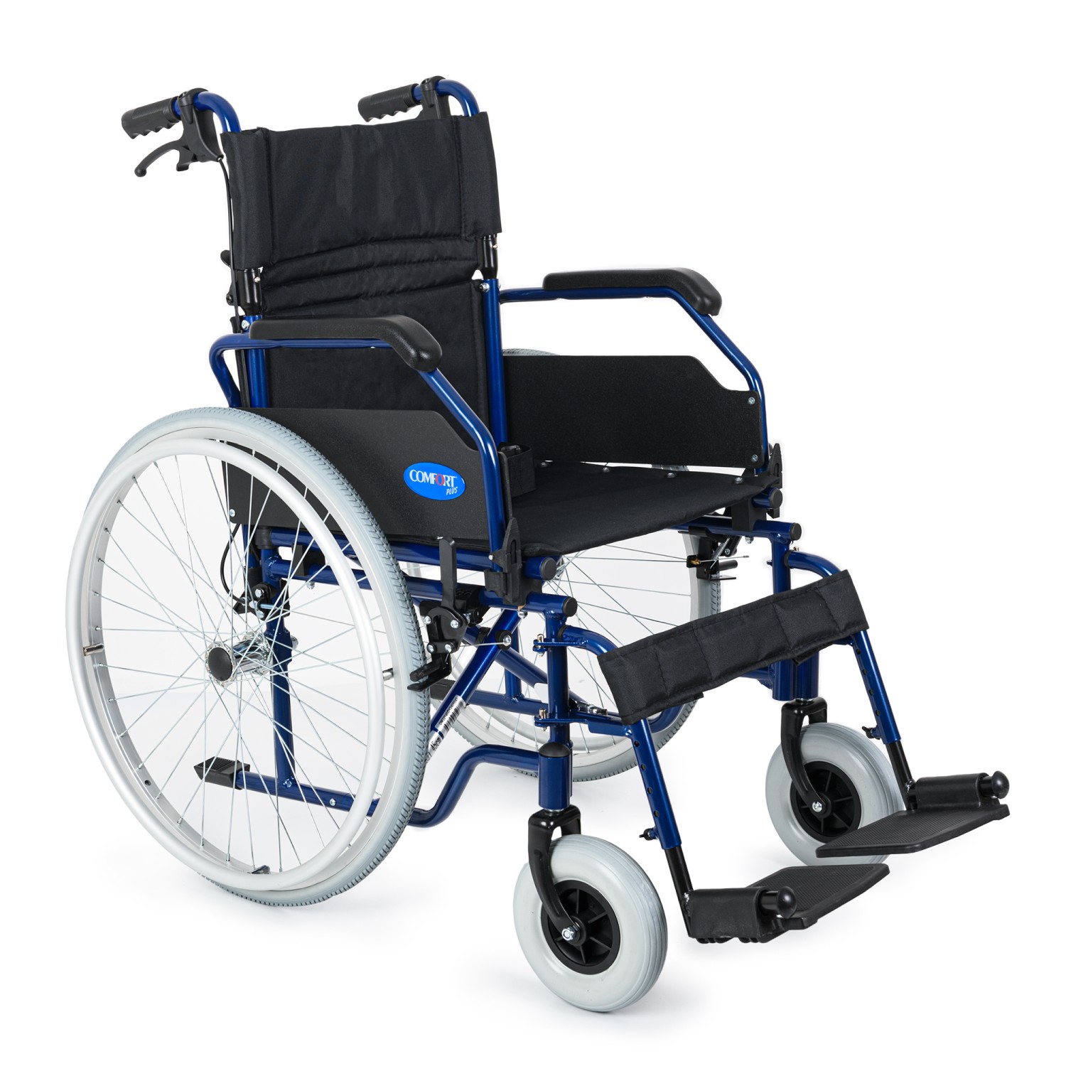 Comfort Plus DM-321 45cm Lacivert Alüminyum Özellikli Tekerlekli Sandalye