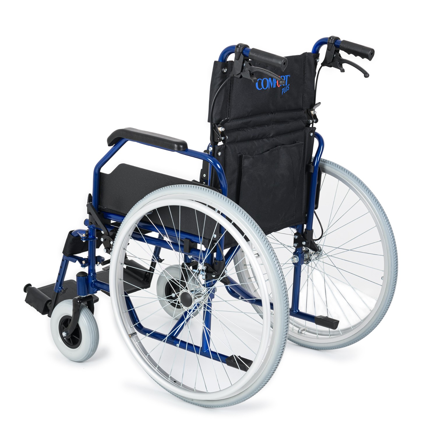 Comfort Plus DM-321 45cm Lacivert Alüminyum Özellikli Tekerlekli Sandalye