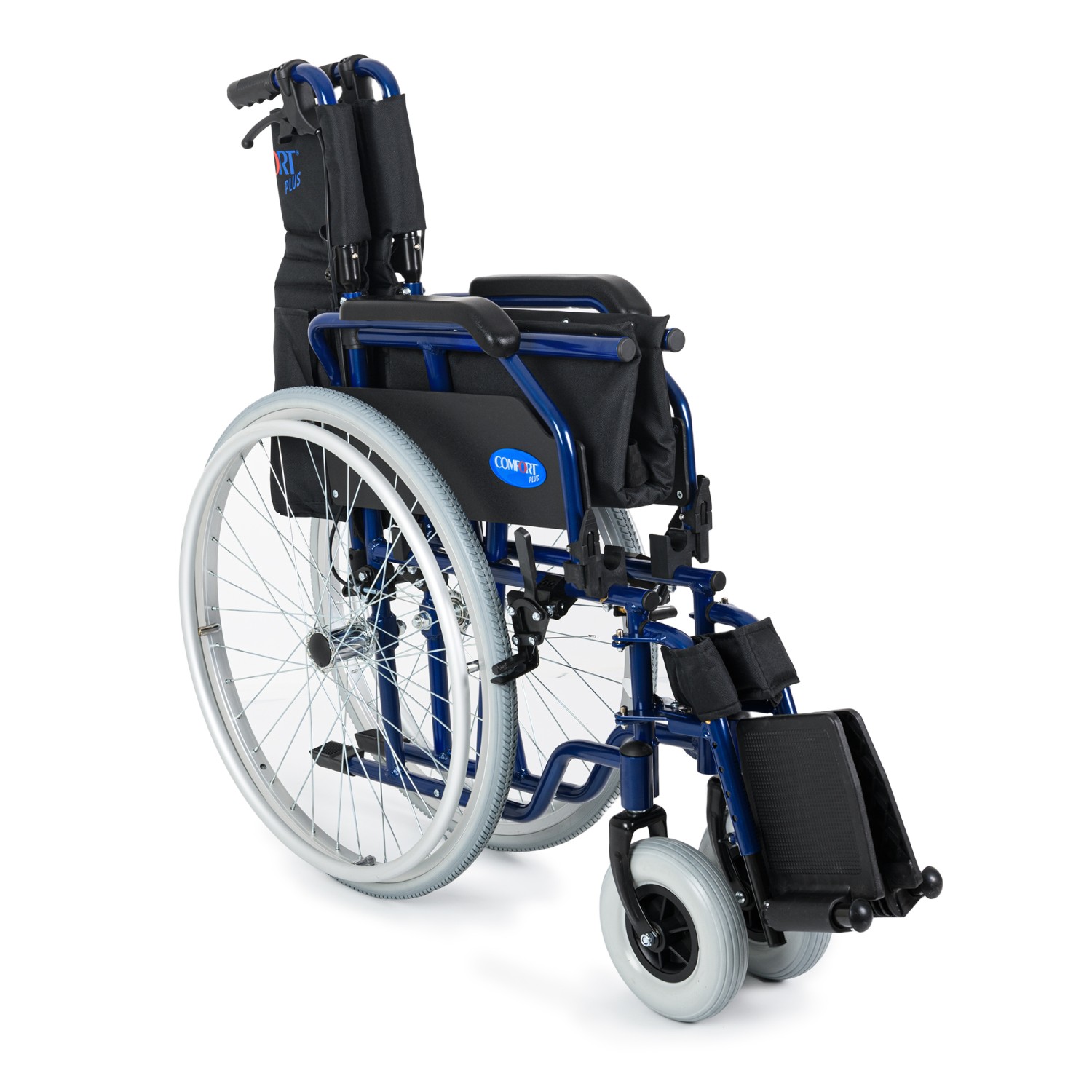 Comfort Plus DM-321 45cm Lacivert Alüminyum Özellikli Tekerlekli Sandalye