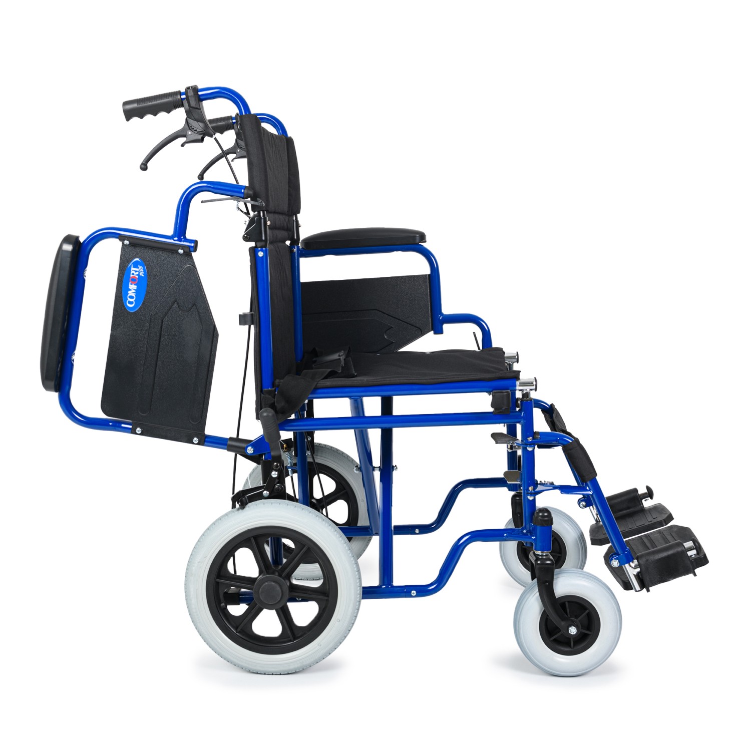 Comfort Plus DM-327 Mini Lacivert Özellikli Transfer Tekerlekli Sandalyesi