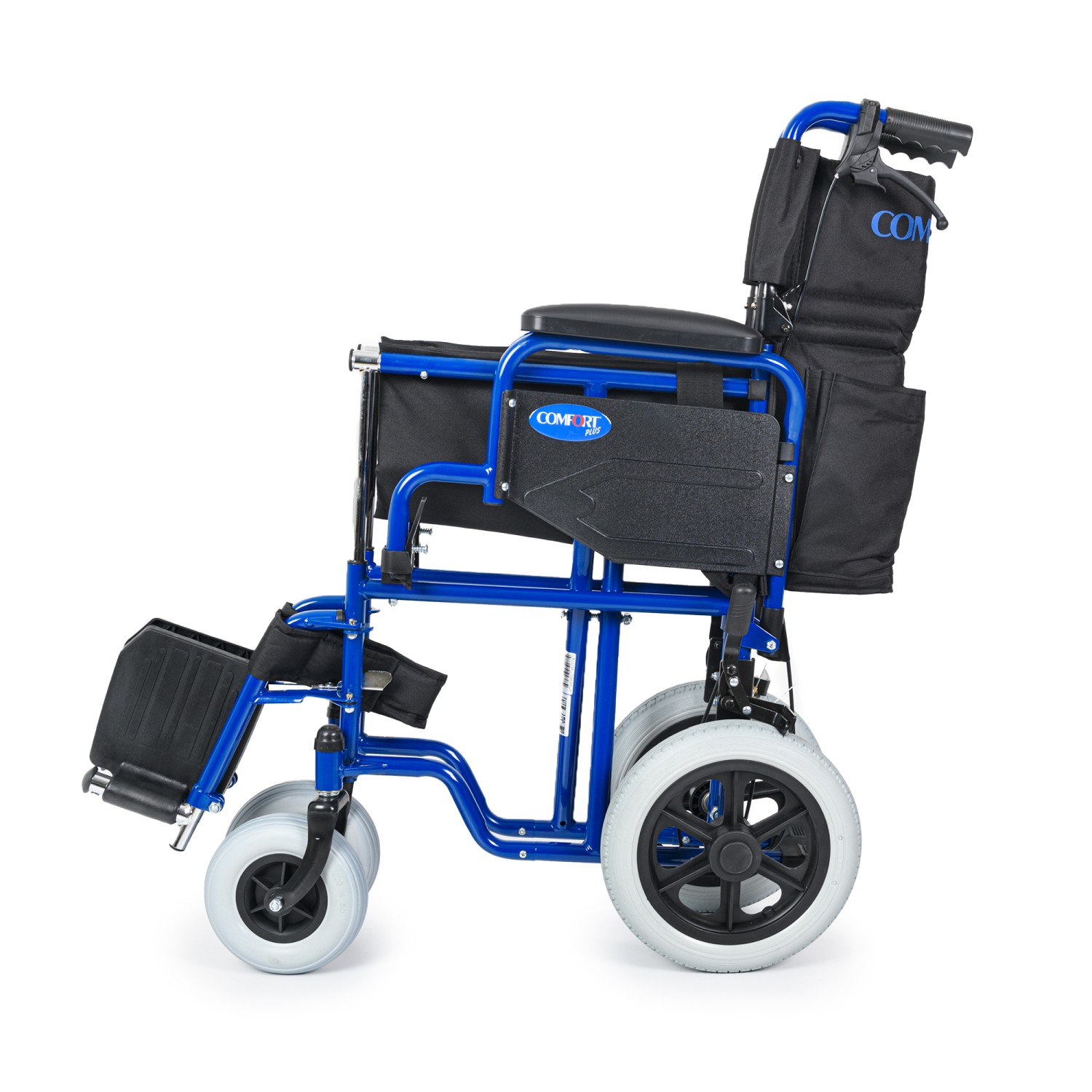 Comfort Plus DM-327 Mini Lacivert Özellikli Transfer Tekerlekli Sandalyesi