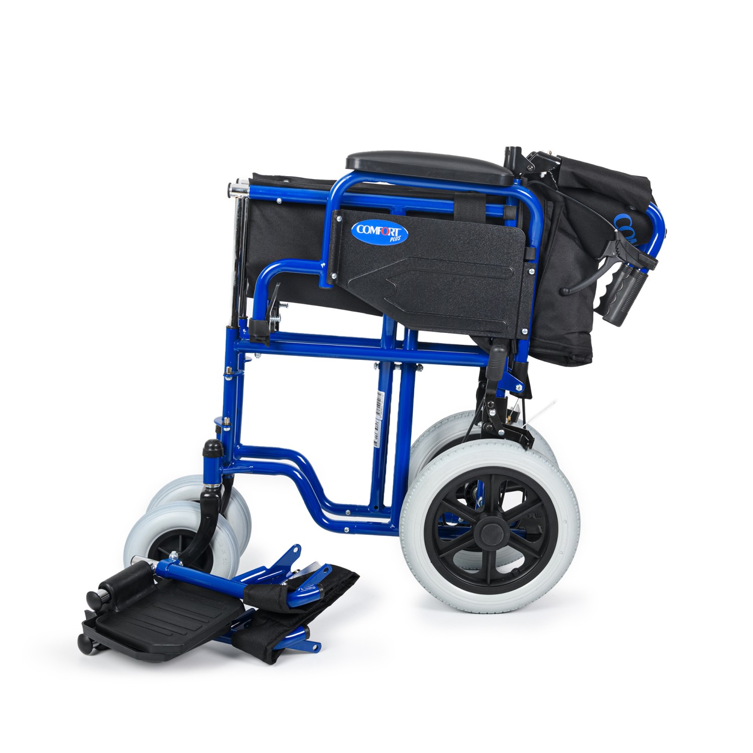 Comfort Plus DM-327 Mini Lacivert Özellikli Transfer Tekerlekli Sandalyesi